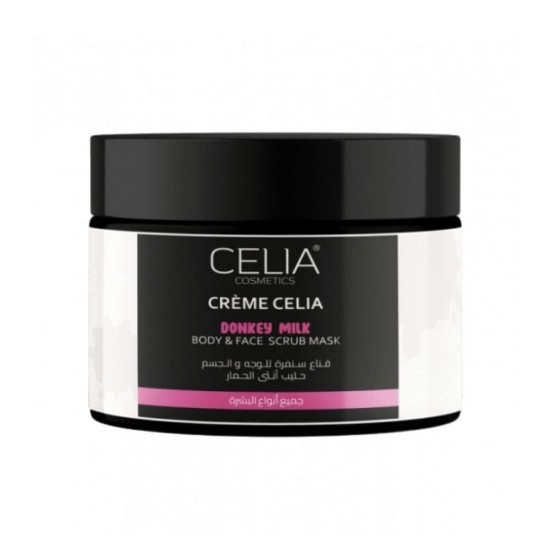 Celia Cream Celia Donkey Milk Body & Face Scrub Mask - 500 ml