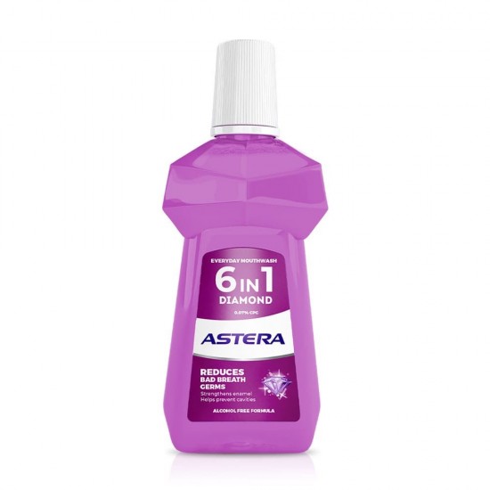 Astera 6 in 1 Diamond Everyday Mouthwash - 300 ml