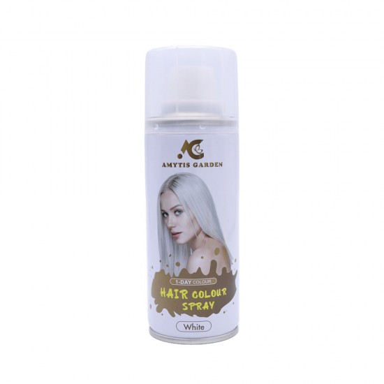 Amytis Garden Hair Colour Spray One Day Colour White - 135 ml