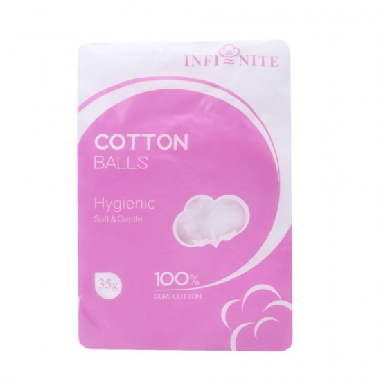 Infinite Cotton Balls Hygienic, Soft & Gentle 35 gm