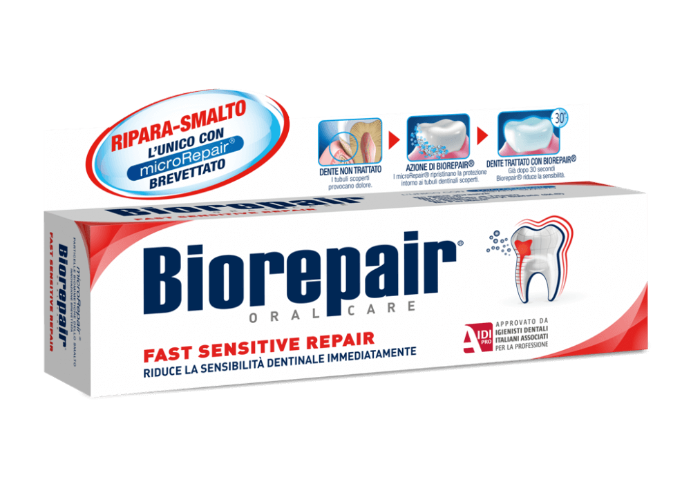 Biorepair Toothpast Fast Sensitive Repair 75 ml