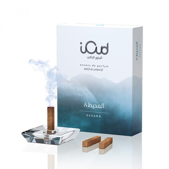 8 iOud smart oud incense with the smell of the ocean