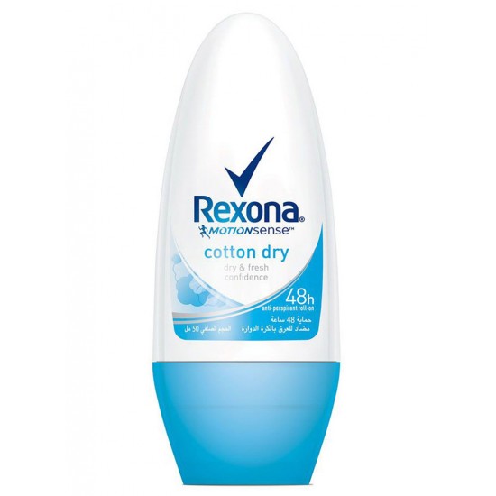 Rexona Cotton Dry Roll-On Deodorant Roll On 50 ml