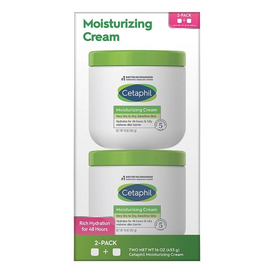 Cetaphil Moisturizing Cream 2×453  gm