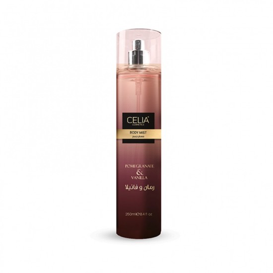 Celia Body Mist Spray With Pomegranate & Vanilla - 250ml