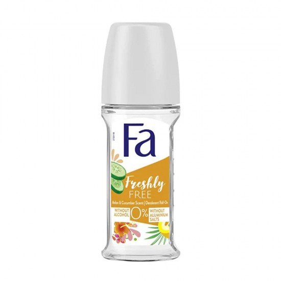 Fa Deodorant Roll On Freshly Free with Cucumber Scent - 50 ml
