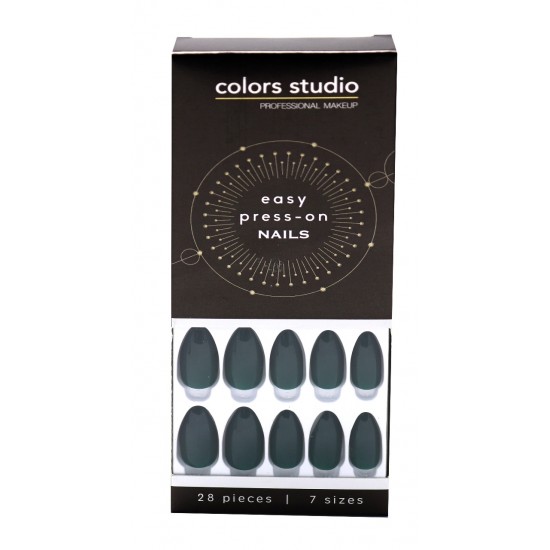 Colors Studio Easy Press On Nails 28 Pcs 7 Sizes NO. CS-NT15