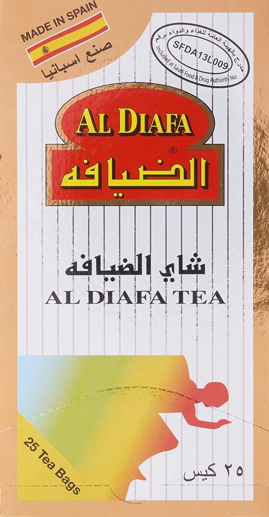 Al Diafa Tea Slimming Sachets 25 X 1.6g - Pack Of 1