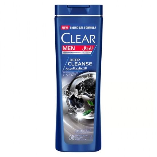 Clear Men Anti-Dandruff Shampoo Deep Cleanse with Charcoal & Mint- 350ml