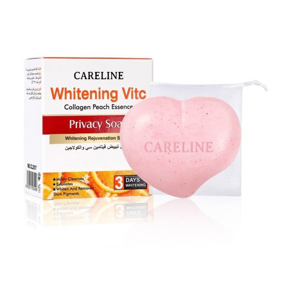 Careline Vitamin C & Collagen Whitening Soap - 80 gm