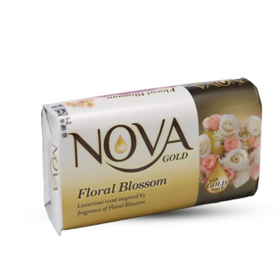 Nova Gold Soap Bar with Floral Blossom- 140 gm