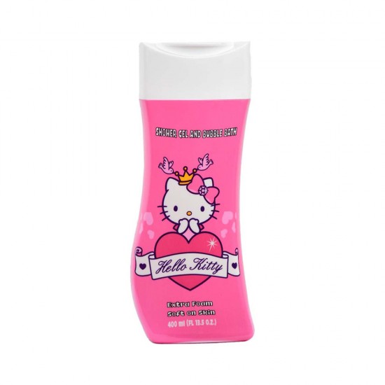 Nickelodeon Hello Kitty Shower Gel & Bubble Bath Extra Foam Soft on Skin - 400 ml