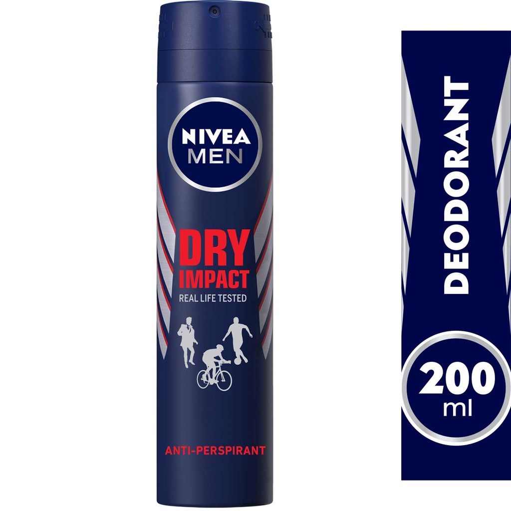 Nivea Men Antiperspirant Spray For Men Dry Impact 200ml