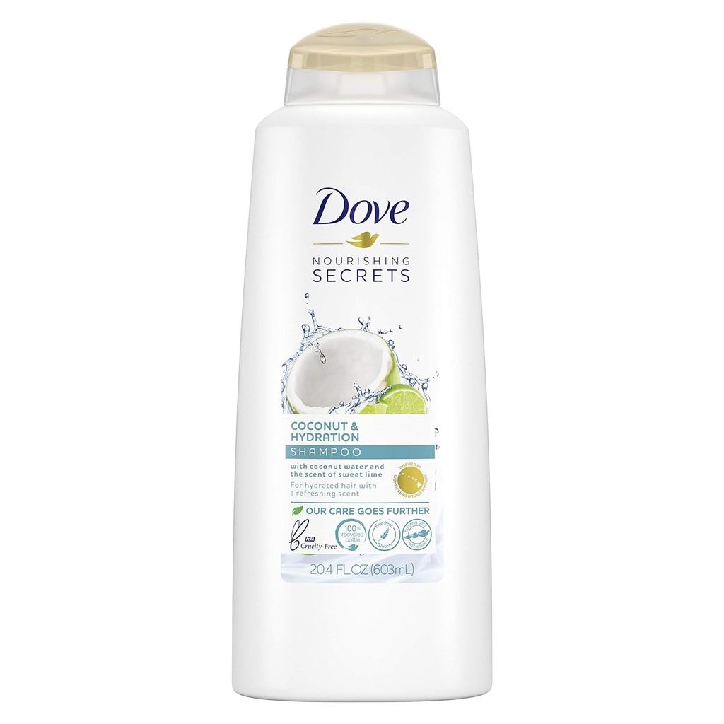 Dove Nutritive Solutions Shampoo, Coconut & Hydration, 603 ml