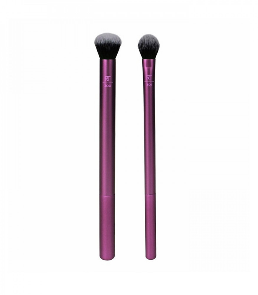 Real Techniques Mauve Eyeshadow Blending Brushes 2 Pieces 91529