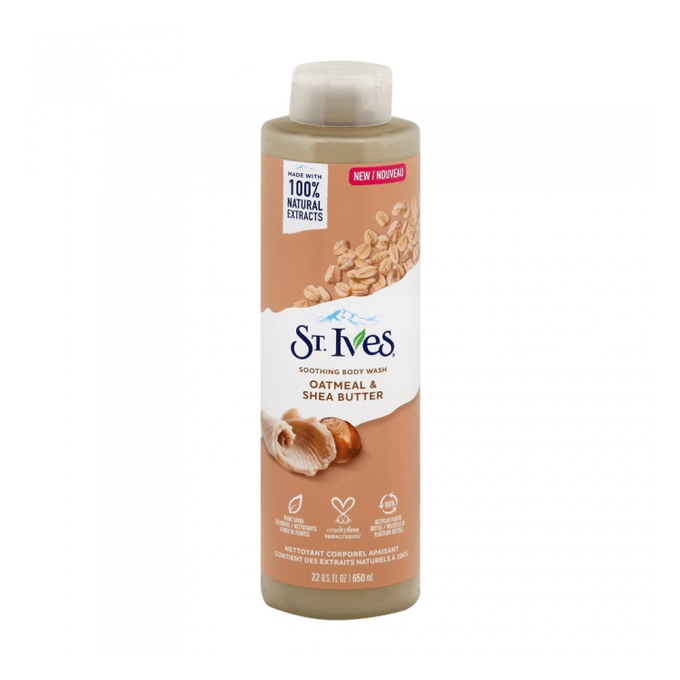 St. Ives Exfoliating Body Wash 650 ml Oatmeal and Shea Butter