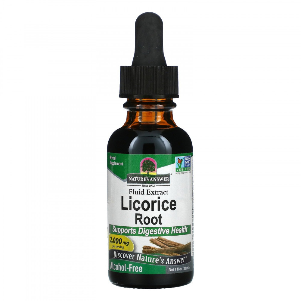 Nature's Answer Licorice Drops 30 ml 2000 mg original