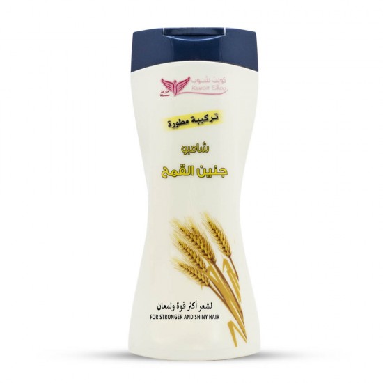 Kuwait Shop Wheat Germ Shampoo for Stronger & Shinier Hair - 450 ml