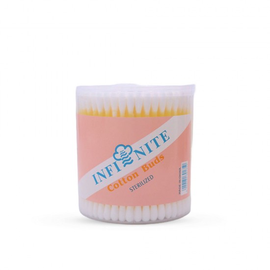 Infinity Yellow Pure Cotton Buds - 200 Sticks