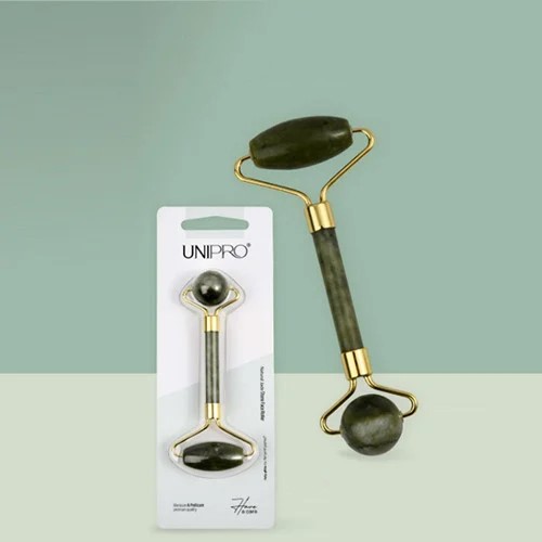 Unipro Facial Needle Jade Roller with Natural Stone No.4902