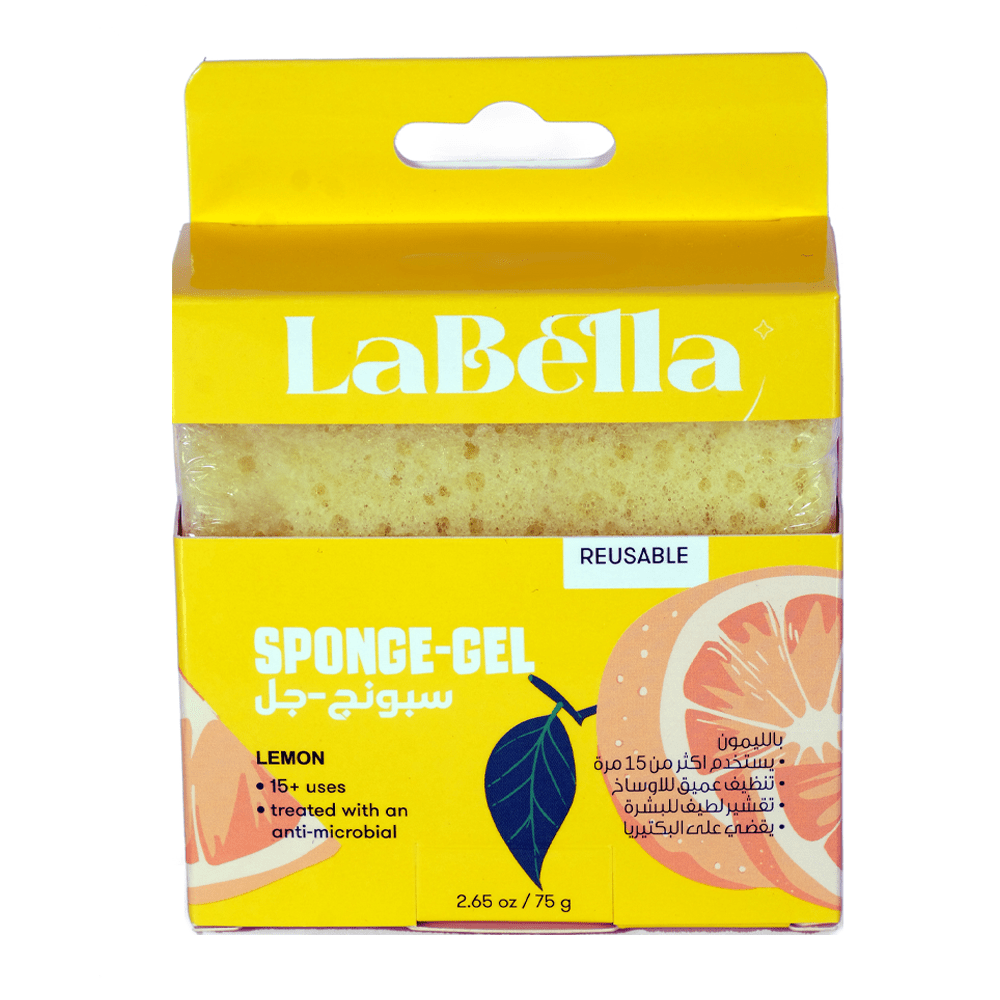 La Bella Sponge Gel Sponge with Strawberry Shower Gel 75 gm