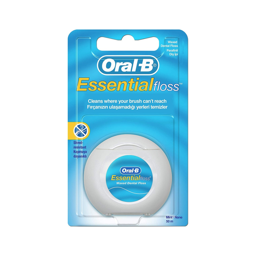 Oral-B Essential Floss Mint Waxed 50mt