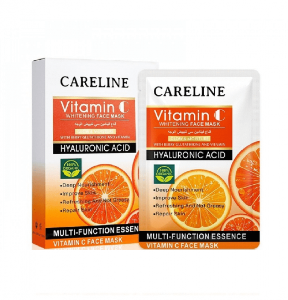 Careline Whitening Facial Conditions Mask Vitamin C and Collagen