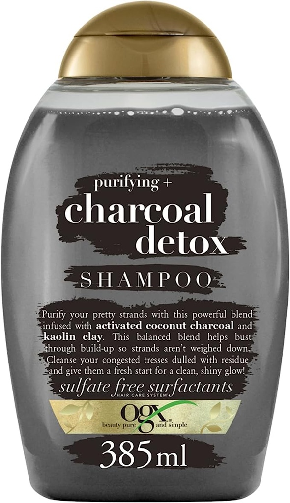 OGX Shampoo 385 ml Purifying Charcoal Black