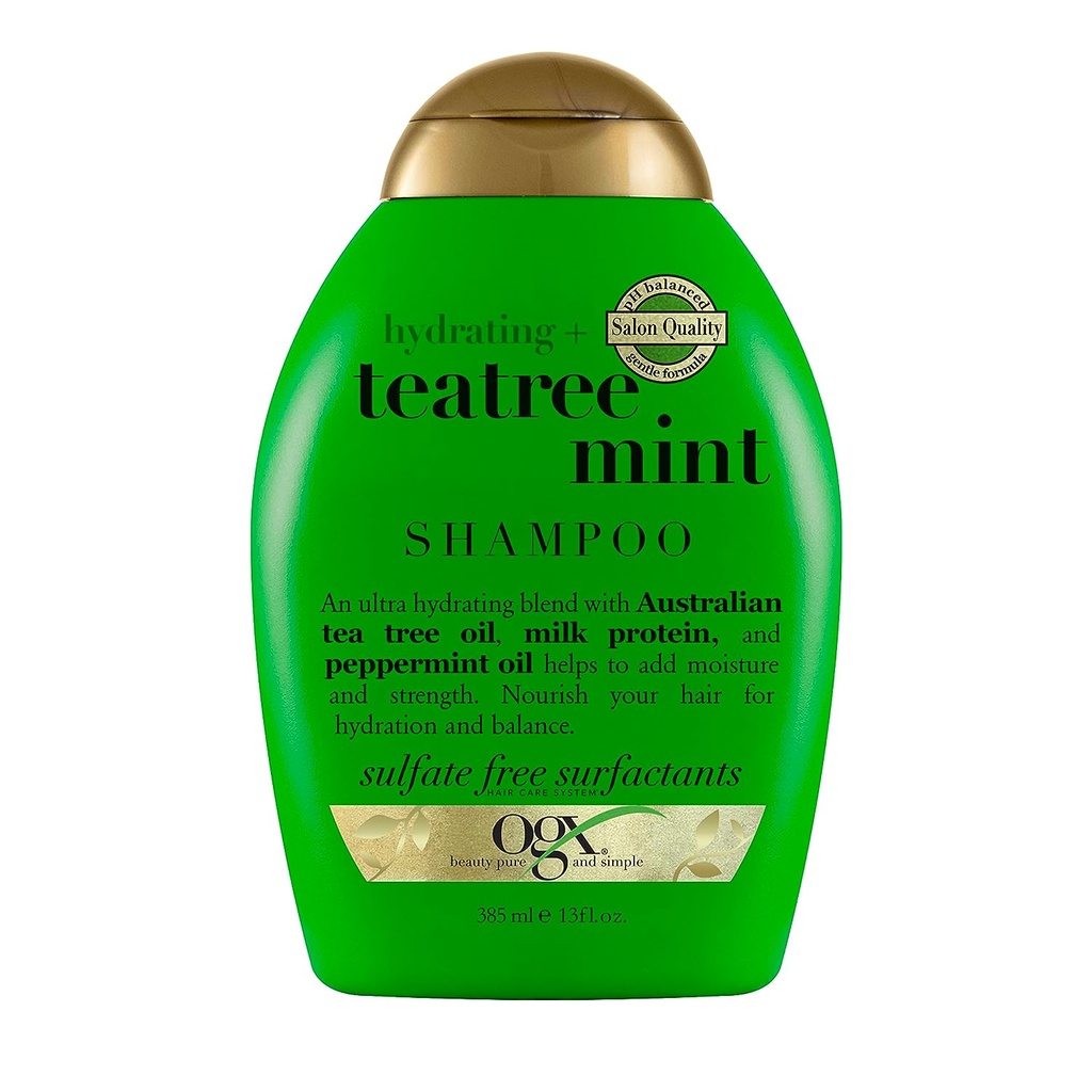 OGX American Shampoo 385 ml Green Tea and Mint