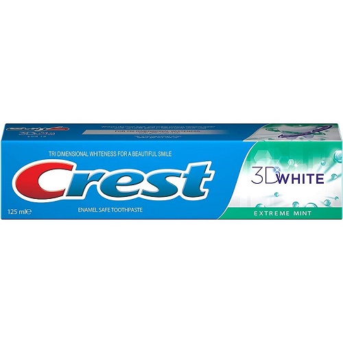 Crest 3d White Extreme Mint Enamel Safe Toothpaste 125 ml