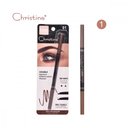 Christine two-sided eyebrow pencil, hair by hair, No. 01