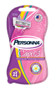 Persona Capri Women&#39;s Razors for Sensitive Skin Three Blades with Aloe Vera and Shea Butter 2 Razors