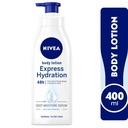 Nivea Body Lotion Normal & Dry Skin Express Hydration Sea Minerals 400ml - Package May Vary