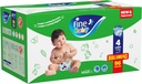 Fine Baby Double Lock, Size 4, Large, 7-14 Kg, Giant Saving Box, 96 Diapers