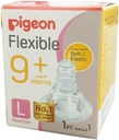 Pigeon Peristaltic Silicone Nipple (slim Neck) 1 Piece Large