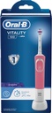 Oral-B Vitality 100 Pink Electric Rechargeable Toothbrush Pink