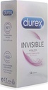Durex Invisible Extra Lubricated 12 Condom