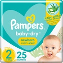 Pampers Baby-dry Size 2 Mini 3-8 Kg Carry Pack 25 Diapers