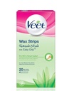 Veet Hair Removal Wax Strips For Body Dry Skin 20 Pieces