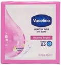 Vaseline Healthy Bright Bar Of Soap With Vitamin B3 3x75g