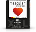 Masculan Type 5 Black Condoms 2x-large 3-piece