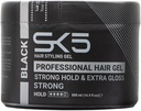 500 Ml Strong Hair Styling Gel Black Sk5