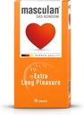 Masculan Long Pleasure Condoms 10-pieces