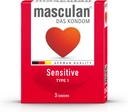 Masculan Sensitive 3 Condoms