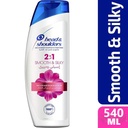 Head & Shoulders Smooth And Silky 2 In 1 Anti-dandruff Shampoo 540ml