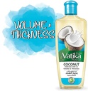 Vatika Naturals Coconut Enriched Hair Oil | Rosemary & Vitamin E | Provides Volume & Thickness | For Fine Thin & Limp Hair - 200 Ml