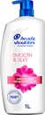 Head & Shoulders Smooth & Silky Anti-dandruff Shampoo For Dry And Frizzy Hair 1 L
