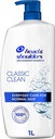 Head & Shoulder Shoulders Classic Clean Shampoo 1000 Ml
