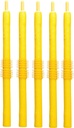 Titania Hair Curlers 5-pieces Set, Yellow