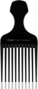 Titania Afro Comb With Handle, Large